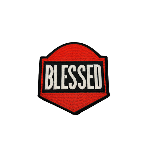 Blessed Chenille Embroidered Large Patch