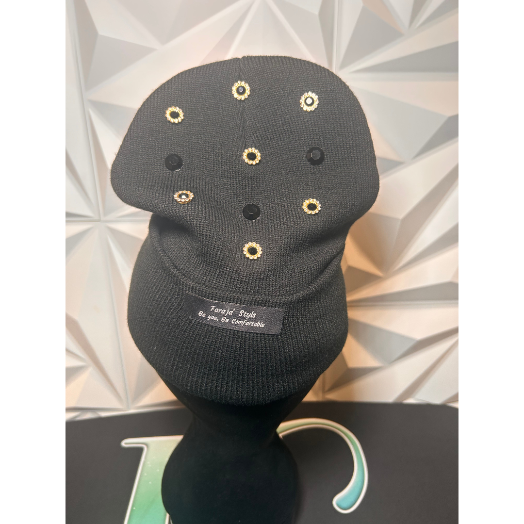 Adult & Kids Custom Junk Beanie with Patches, Rhinestones, Pearls & Denim Add-Ons