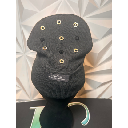 Adult & Kids Custom Junk Beanie with Patches, Rhinestones, Pearls & Denim Add-Ons