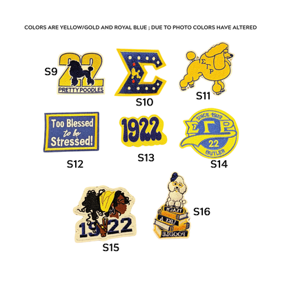 Sigma Gamma Rho Small Patches