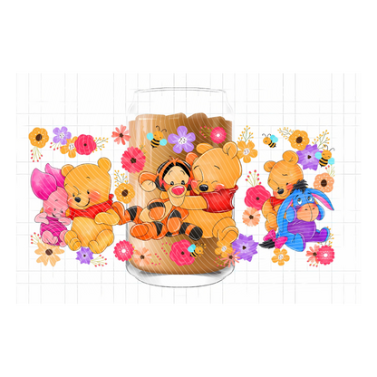 Pooh Bear & Hugs UV DTF