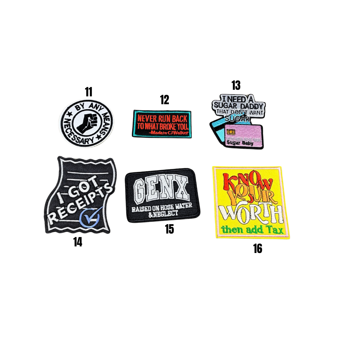 Funny - Sarcastic Statement Small Patches -2