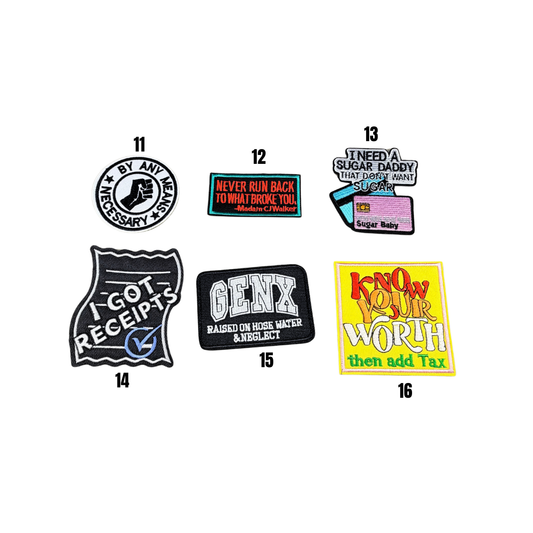 Funny - Sarcastic Statement Small Patches -2