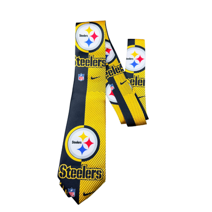 Custom NFL/ NBA Team Junk Tie or DIY NFL/NBA Tie  – Bling Football Tie with Pearls, Patches & Rhinestones