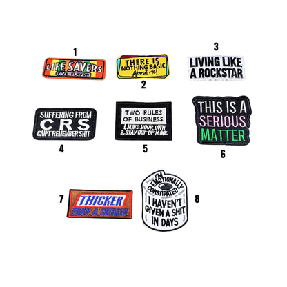 Funny - Sarcastic Statement Small Patches - 3