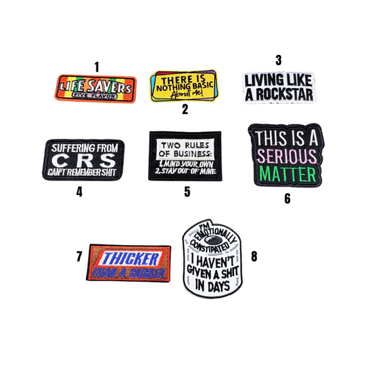 Funny - Sarcastic Statement Small Patches - 3