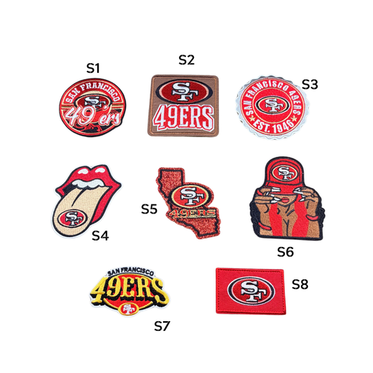 49ers SF Football Small Patches - 2