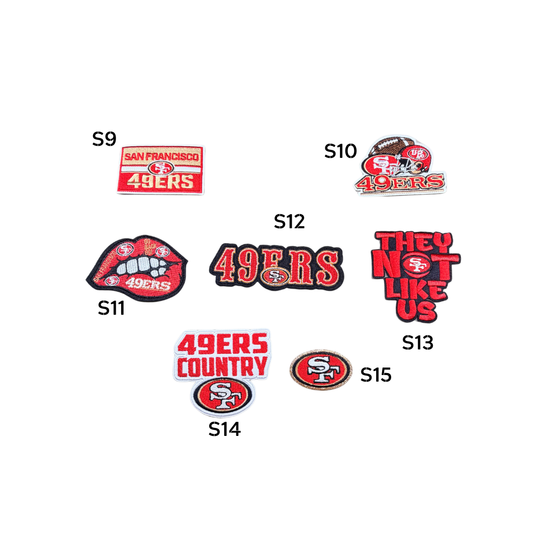 49ers SF Football Small Patches - 2