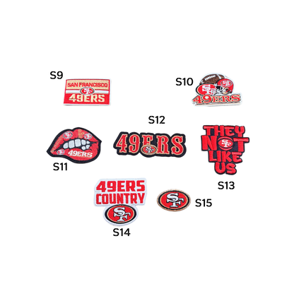 49ers SF Football Small Patches - 2