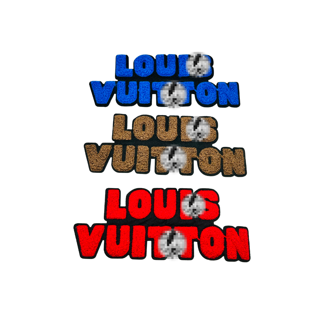 Lui* V Chenille Word Medium Patches