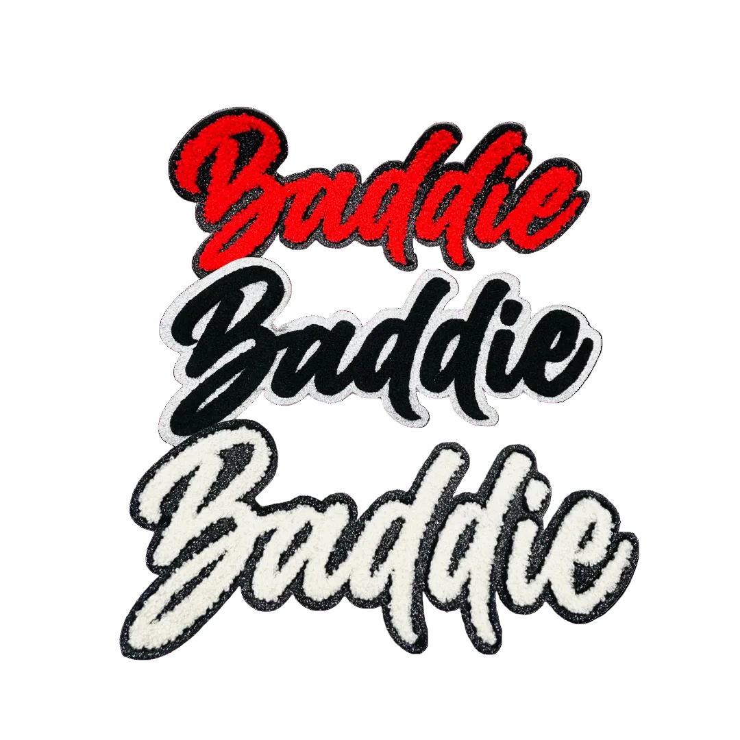 Baddie Chenille Large Patches