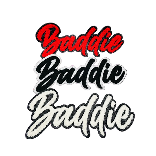 Baddie Chenille Large Patches