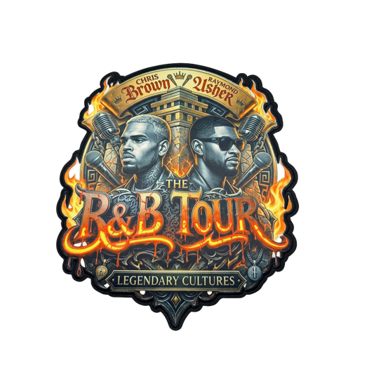 Chris Brown & Usher Raymond R&B Tour Large Patch 2