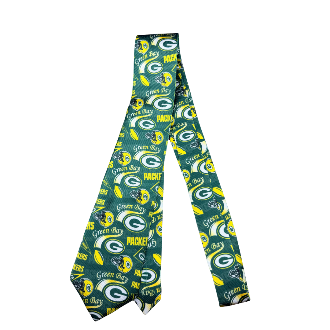 Custom NFL/ NBA Team Junk Tie or DIY NFL/NBA Tie  – Bling Football Tie with Pearls, Patches & Rhinestones