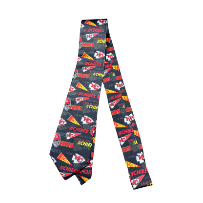 Custom NFL/ NBA Team Junk Tie or DIY NFL/NBA Tie  – Bling Football Tie with Pearls, Patches & Rhinestones