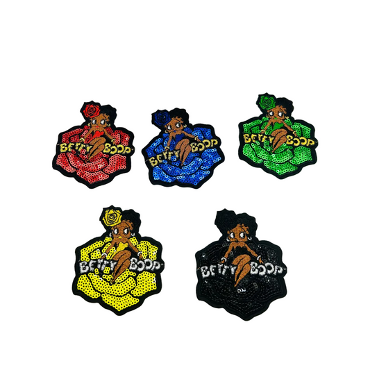 Betty Flower Sequin Small Patches