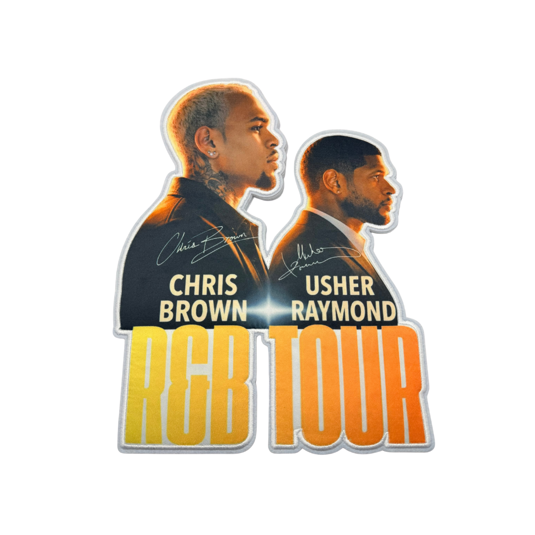 Chris Brown & Usher Raymond R&B Tour Large Patch