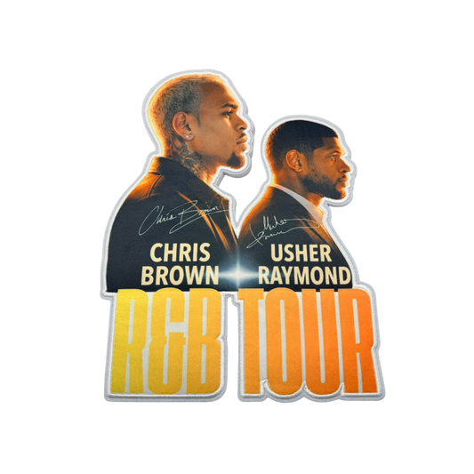 Chris Brown & Usher Raymond R&B Tour Large Patch