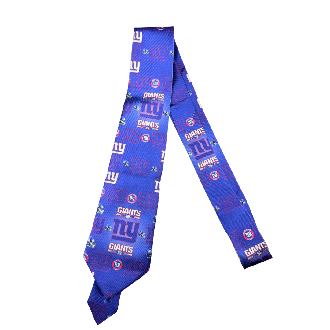 Custom NFL/ NBA Team Junk Tie or DIY NFL/NBA Tie  – Bling Football Tie with Pearls, Patches & Rhinestones