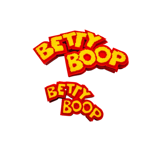 Betty B Word Chenille Patches