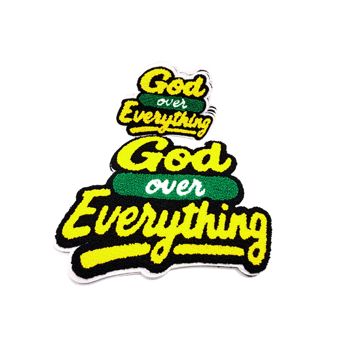 God Over Everything Chenille Patches