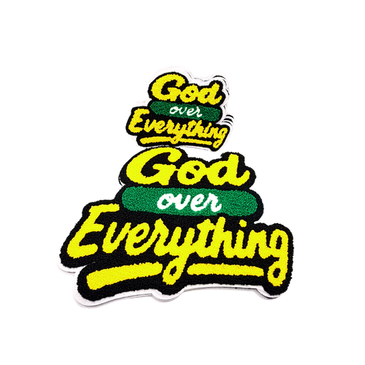 God Over Everything Chenille Patches