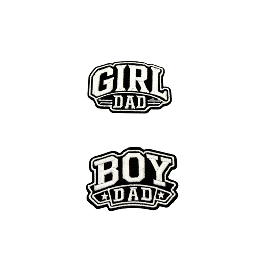 Girl Dad - Boy Dad Small Patches