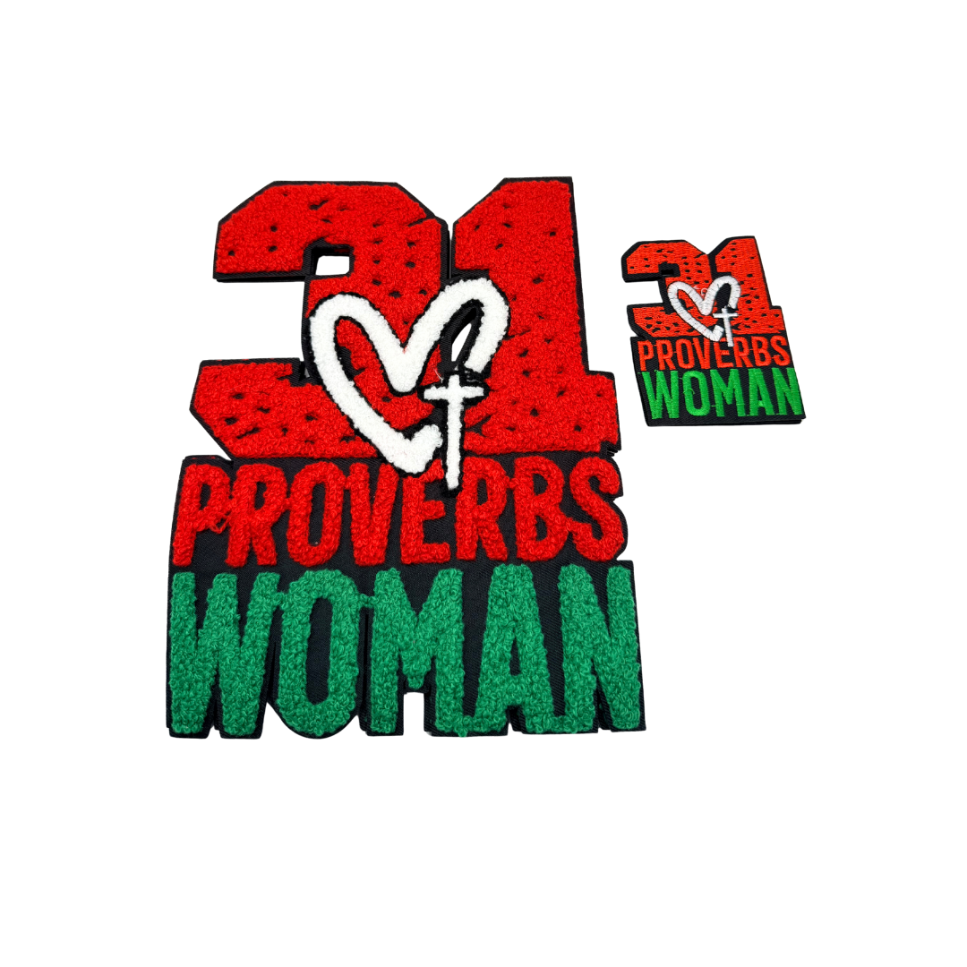 Proverbs 31 Woman Chenille Patches