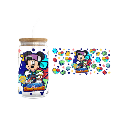 Autism Mickey UV DTF
