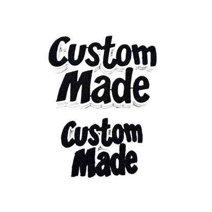 Custom Made Chenille Patches (Multiple Colors)