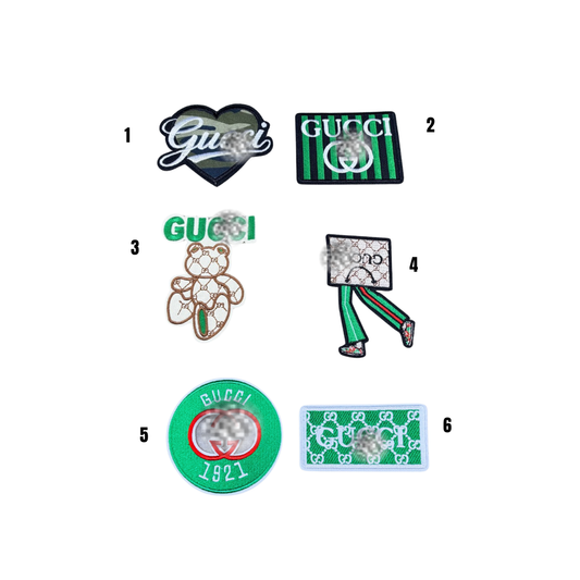 G Designer Inspired Green Small Patches
