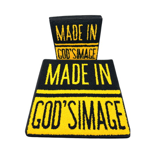 Made In God's Image Chenille Patches