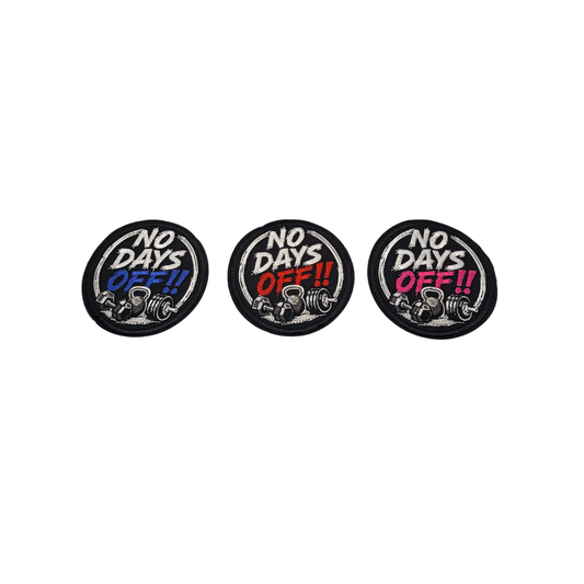 No Days Off - Gym Small Patches