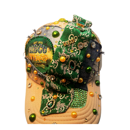 Design Your Custom College / HBCU Junk Trucker Hat | Rhinestones • Patches • Pearls • Charms