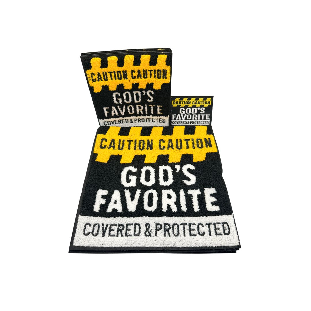 God's Favorite Covered & Protected Chenille Patches