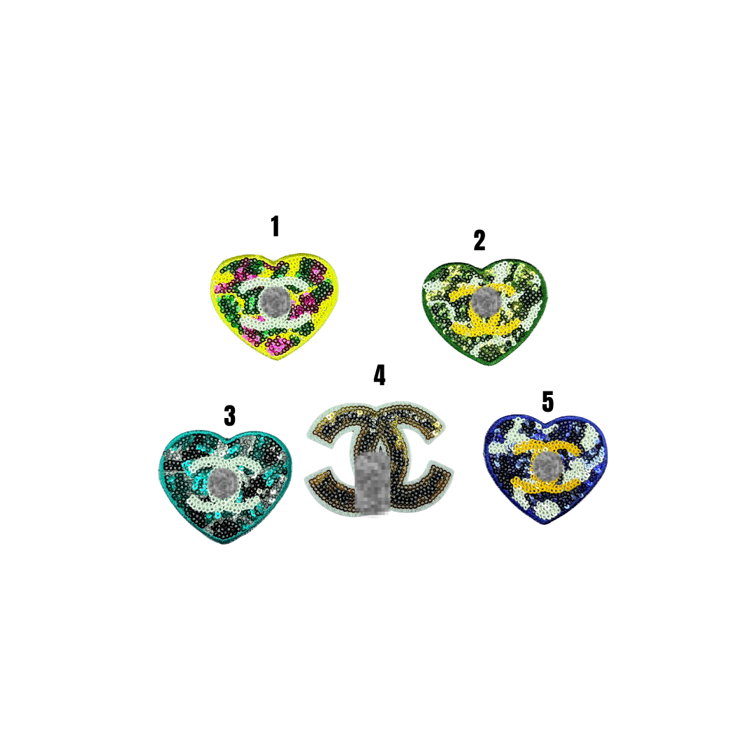 Chan** Designer Inspired Sequin Small Patches