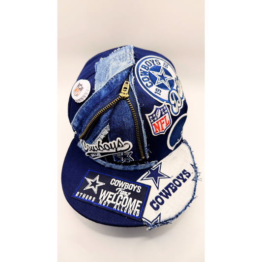 Men’s Custom Junk Trucker Hat | Freestyle Patch & Fabric Hat- Customizable