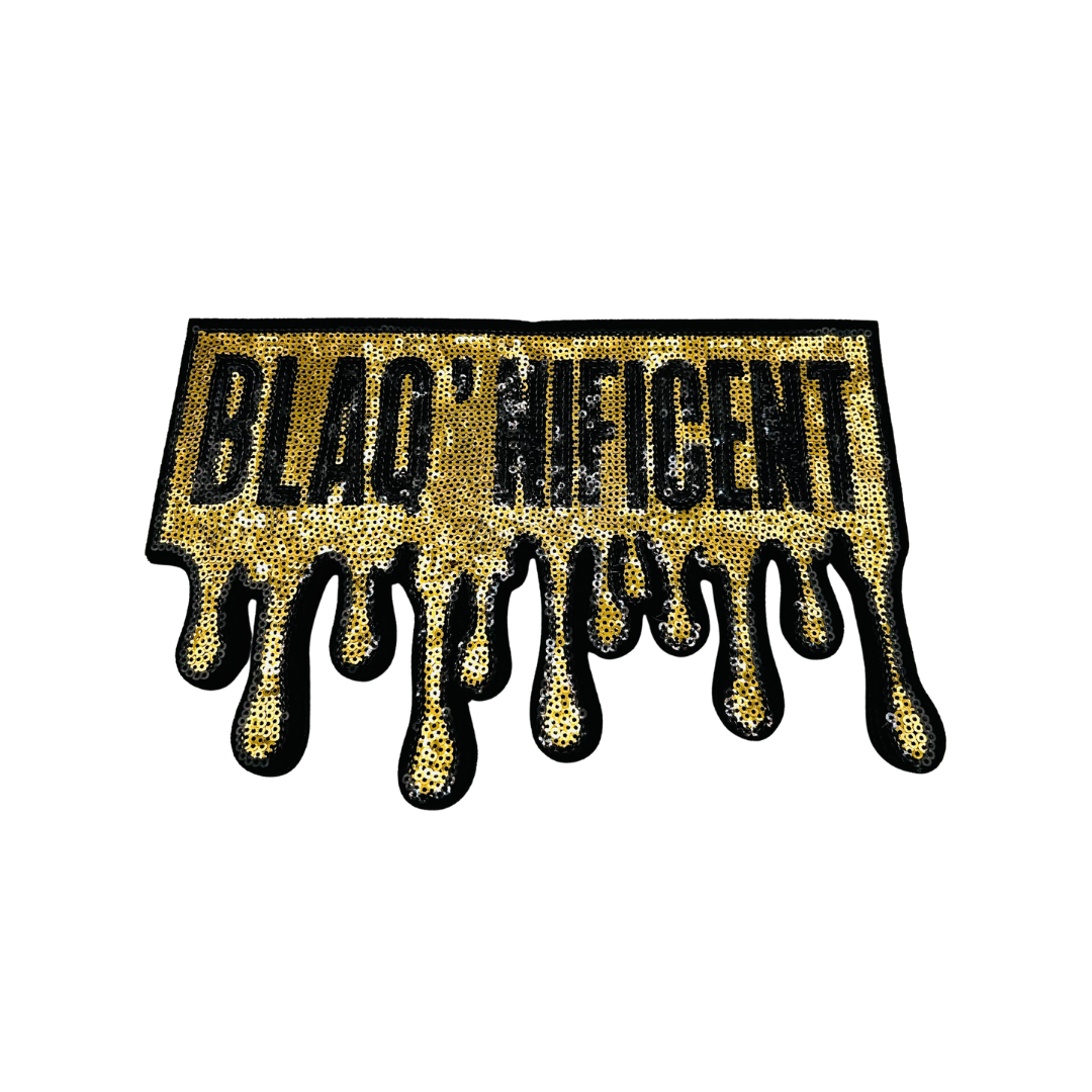 BLAQ'NIFICENT Sequin Statement Large Patch
