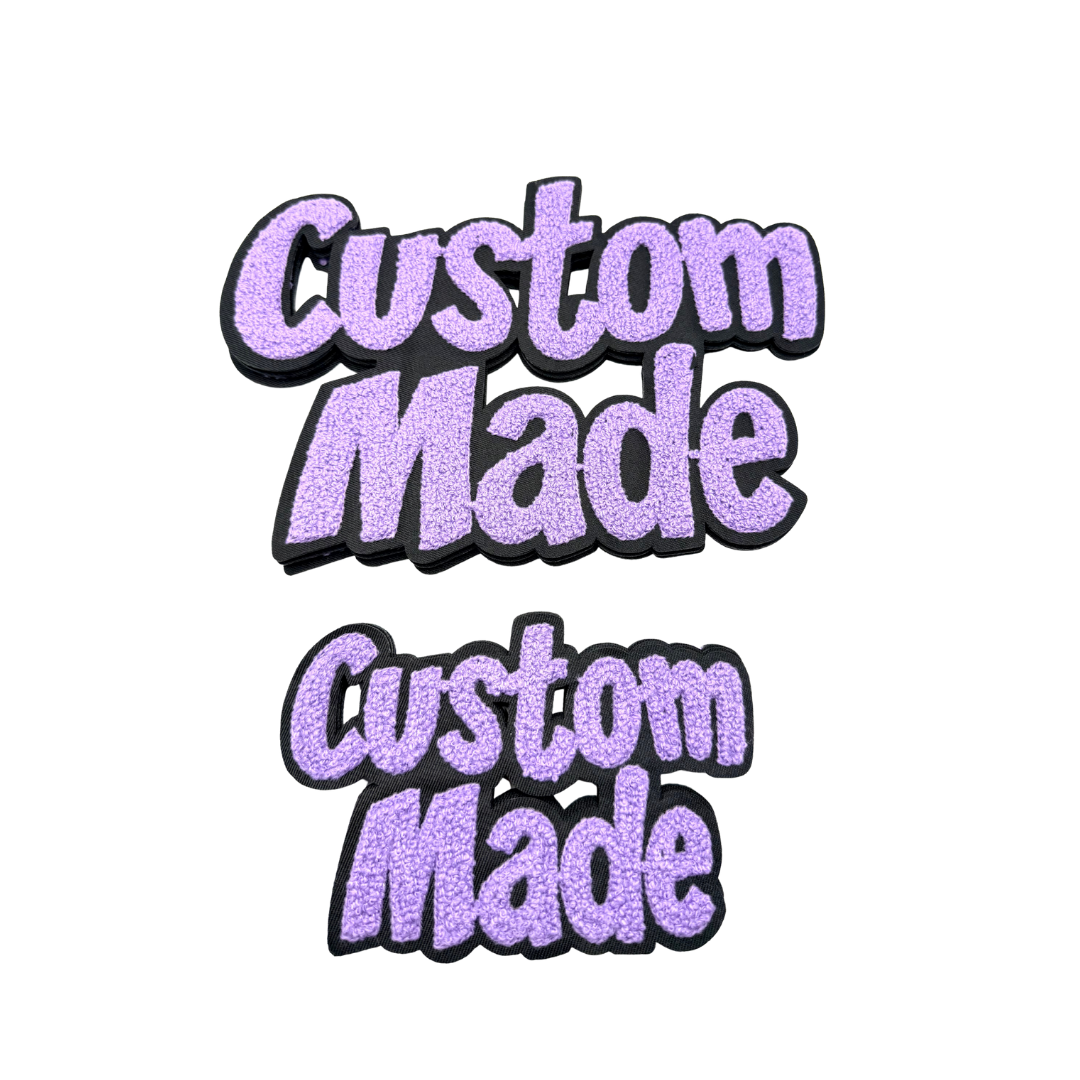 Custom Made Chenille Patches (Multiple Colors)
