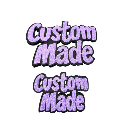 Custom Made Chenille Patches (Multiple Colors)
