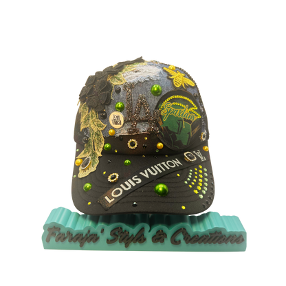 Design Your Custom College / HBCU Junk Trucker Hat | Rhinestones • Patches • Pearls • Charms