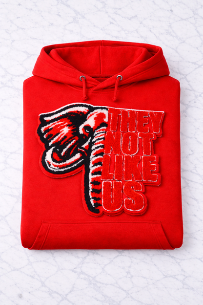 Delta Sigma Theta Chenille Animal Patch Kangaroo Hoodie – Greek Pullover Hoodie