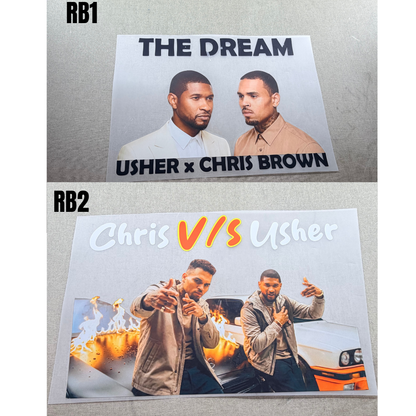 Raymond vs Brown DTF Transfers - Sizes 10*10