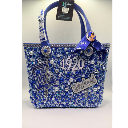 Custom Bogg Beach Tote Bag - Luxury Bling Beach Tote - Personalized Junk Bag