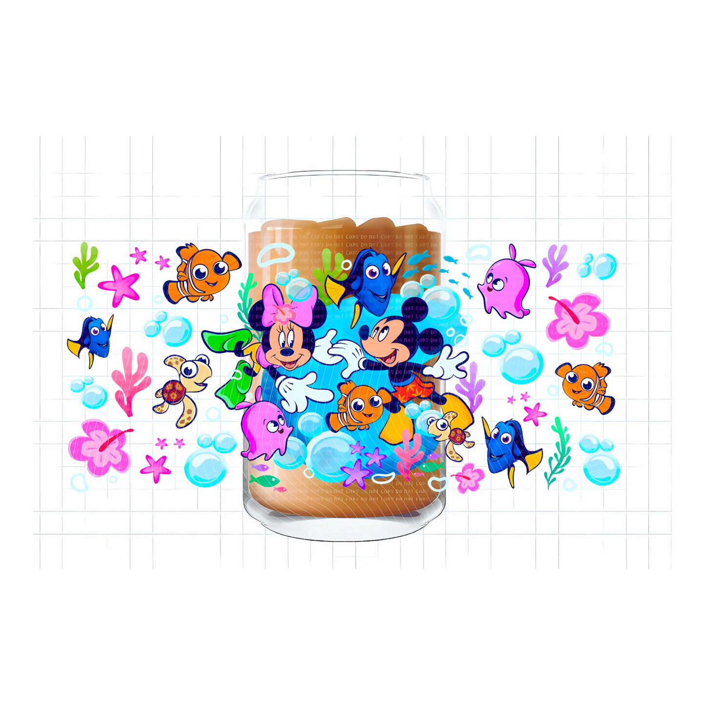 Mickey & Friends UV DTF