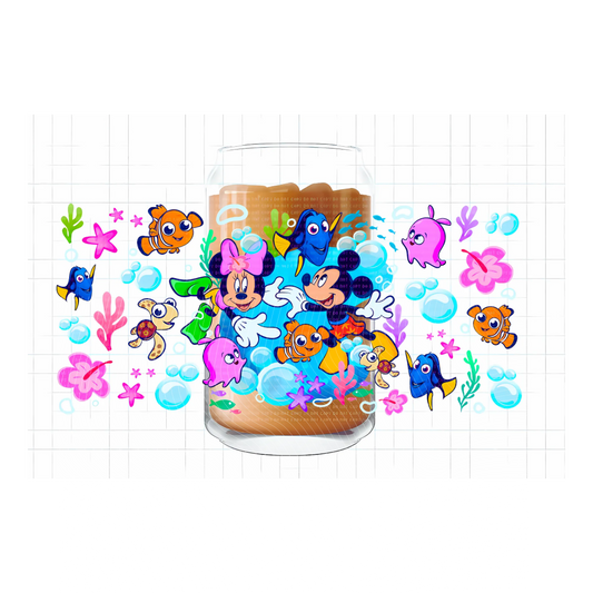 Mickey & Friends UV DTF