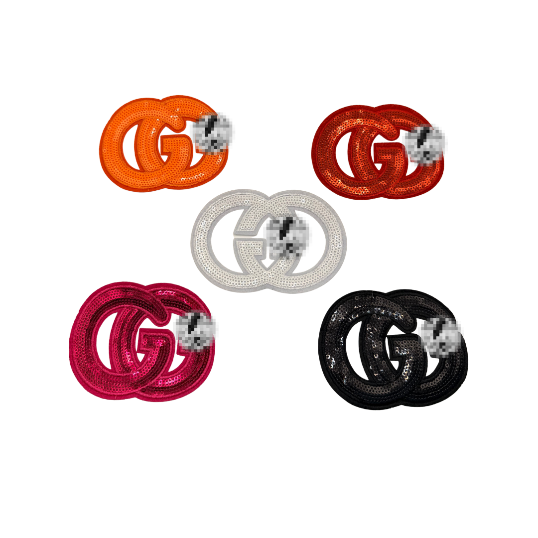 G Symbol Sequin Patches