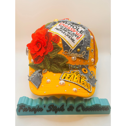 Design Your FAITH Based Trucker Junk Hat | Rhinestones • Patches • Pearls • Charms