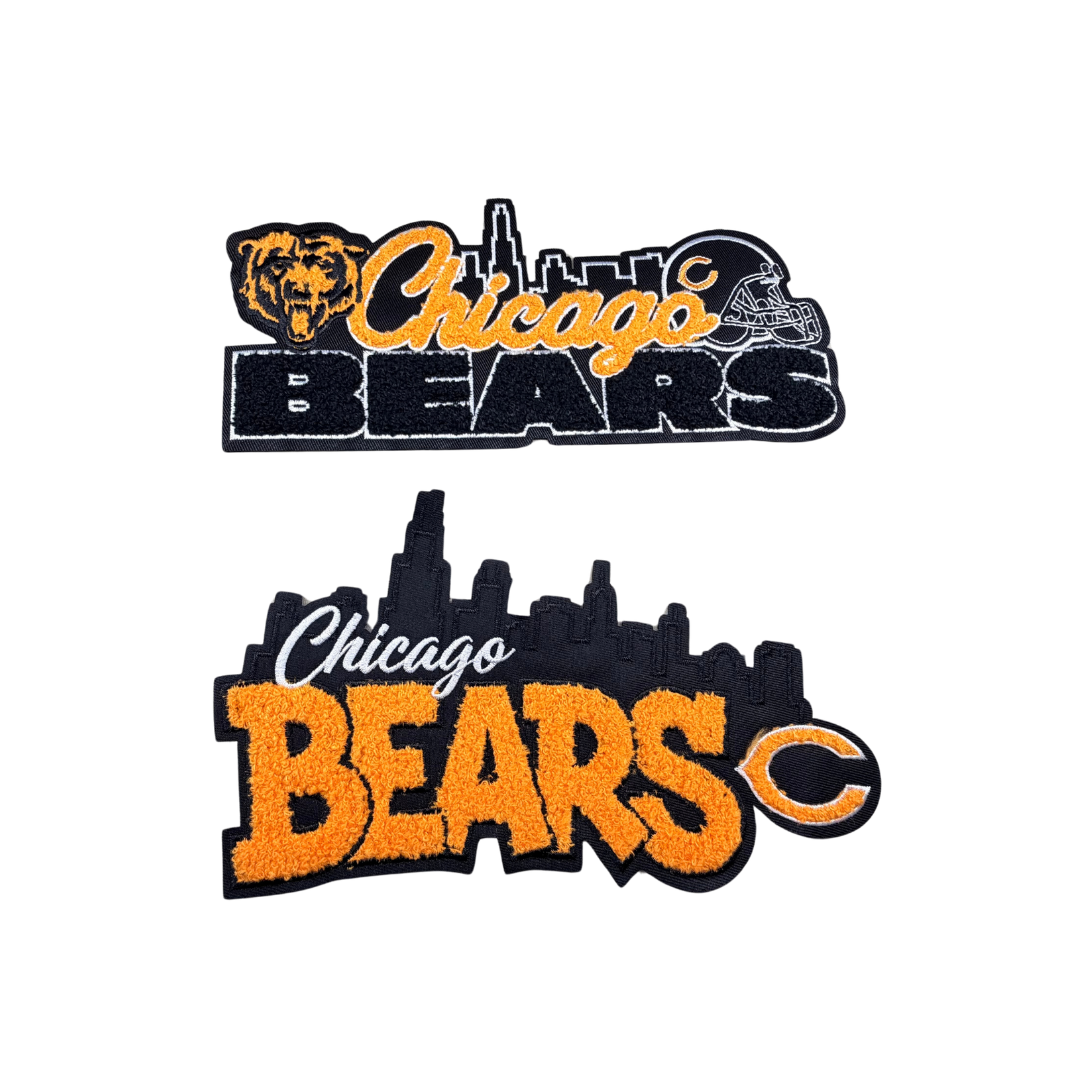 Chicago Bears Football Large Chenille Patches