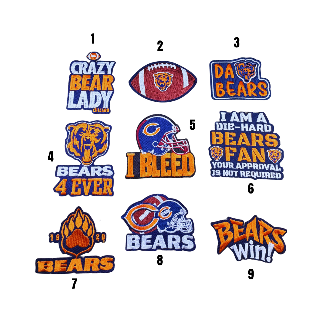 Chicago Bears Football Small Patches - 6